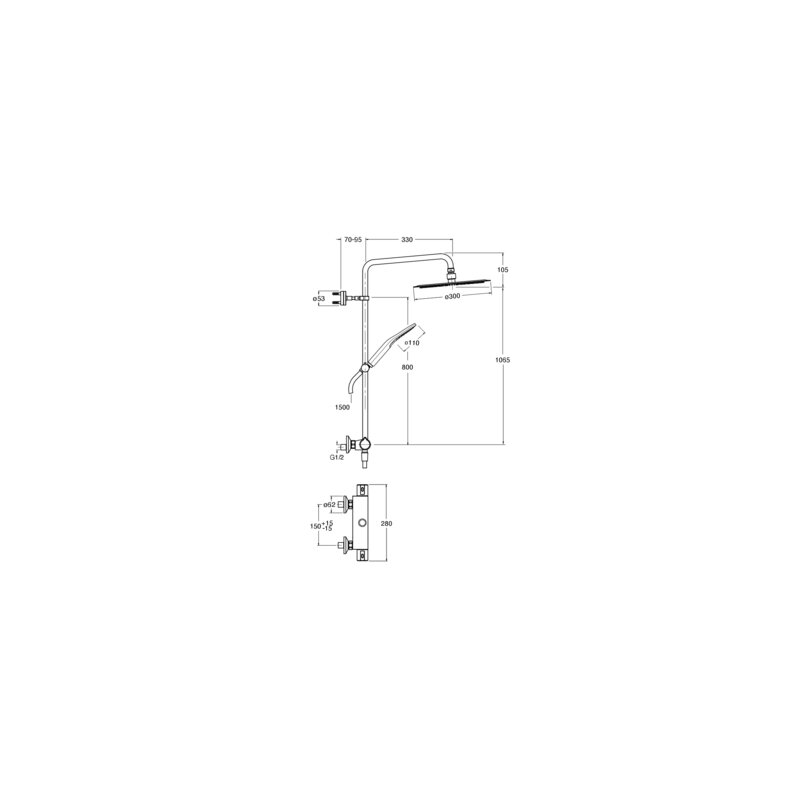 CRITE480 installasjonstegning